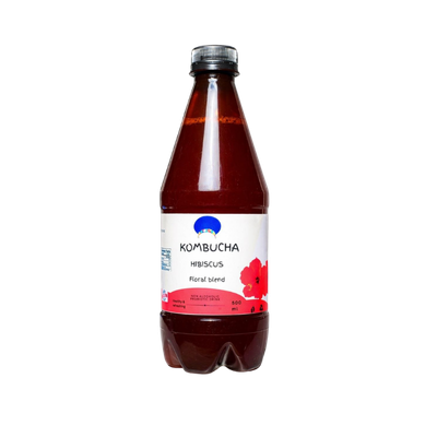Kombucha Hibiscus Floral Infused (500ml) 6 pack